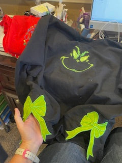 EMBROIDERY DESIGN_Side Bow embellishment _ add to any sweater