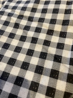POLKA_Black and White Check CLEARANCE