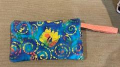 BAG_TAYLOR BAG in BLUE BATIK and ORANGE