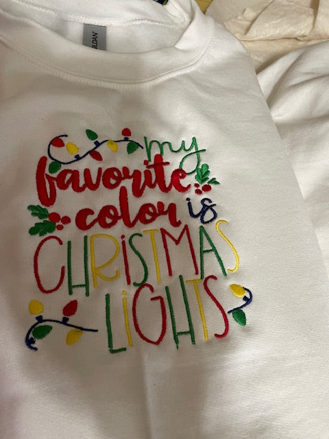 EMBROIDERY DESIGN_Christmas Lights