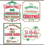 EMBROIDERY DESIGN_Christmas sayings 1