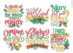 EMBROIDERY DESIGN_ Christmas religious word art