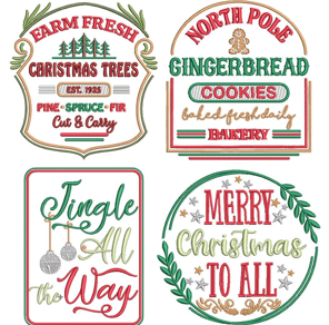 EMBROIDERY DESIGN_Christmas sayings