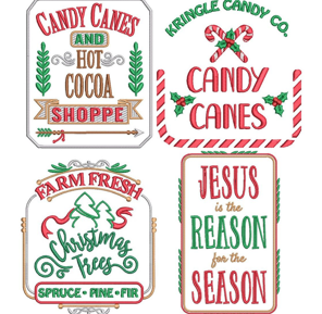 EMBROIDERY DESIGN_ Christmas sayings