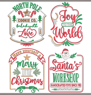 EMBROIDERY DESIGN_ Christmas signs