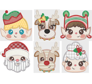 EMBROIDERY DESIGN_Christmas characters