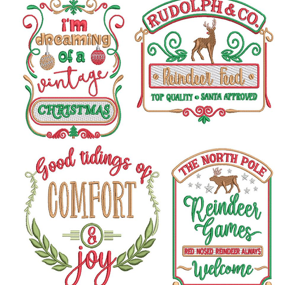 EMBROIDERY DESIGN_ Christmas sayings