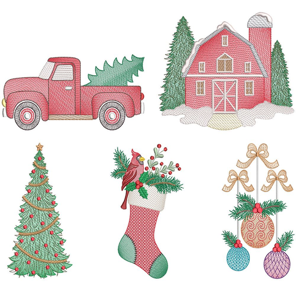 EMBROIDERY DESIGN_ Farmhouse items