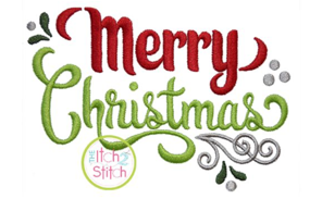 EMBROIDERY DESIGN_Merry Christmas