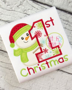 EMBROIDERY DESIGN_Baby's First Christmas