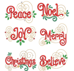 EMBROIDERY DESIGN_ Peace Joy Noel