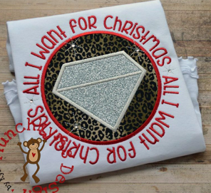 EMBROIDERY DESIGN_All I Want for Christmas