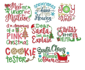 EMBROIDERY DESIGN_Christmas Designs