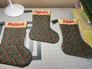 STOCKING_Order your customized quilted Christmas Stockings NOW