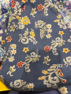 FLORAL_Blue with Yellow