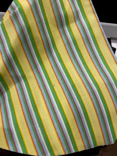 POLKA_Yellow, Green, Blue Stripe