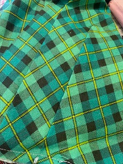 POLKA_Green and Black Plaid CLEARANCE