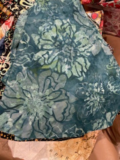 MISC_Batik Greenish Blue Flowers