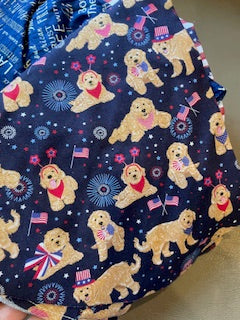 PATRIOTIC_Goldendoodle Fourth