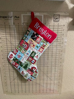 STOCKING_Order your customized quilted Christmas Stockings NOW