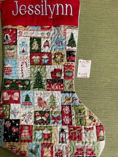 STOCKING_Order your customized quilted Christmas Stockings NOW