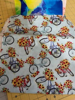 FLORAL_Bicycles and Sunflowers