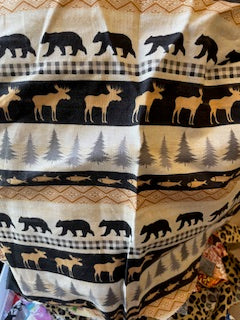 ANIMAL_Bears and Elk on Gold