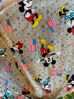 CARTOON_Mickey with Flags_____ CLEARANCE