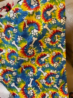 ANIMALS_Tie Die Dog Bones